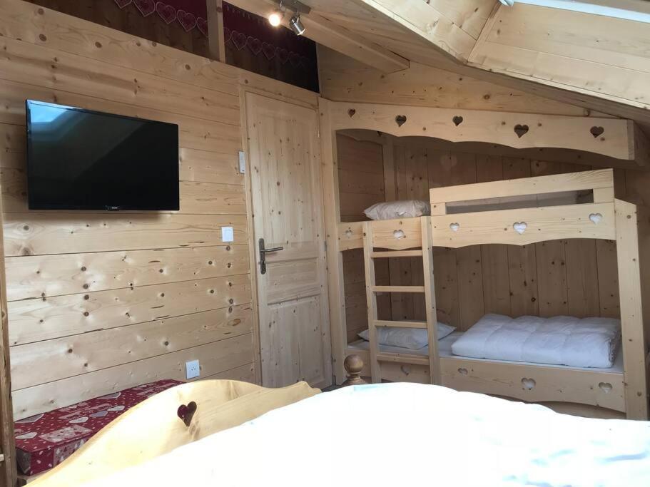 לה ברסה Chalet Spa Le Diamant Nathalie Mn La Rouge מראה חיצוני תמונה